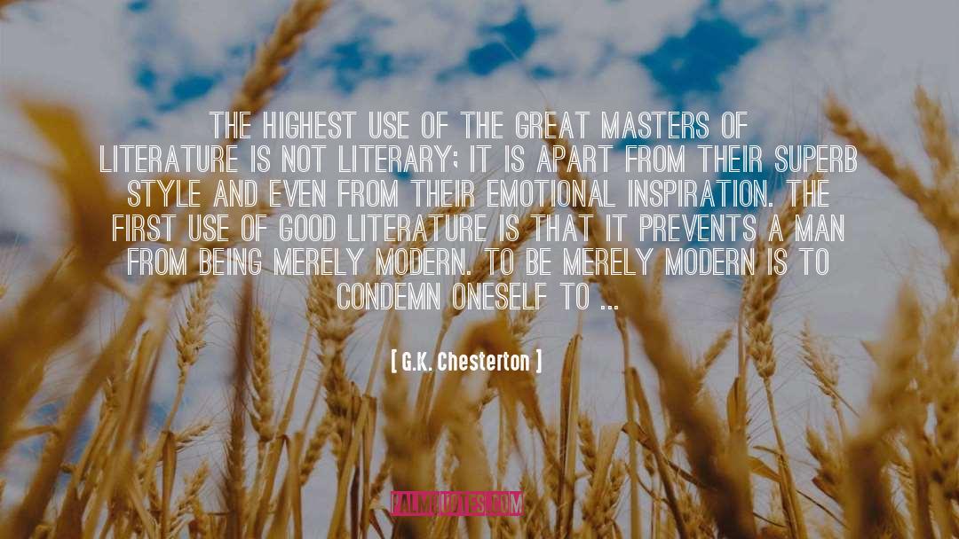 Classic Literature Beauty quotes by G.K. Chesterton