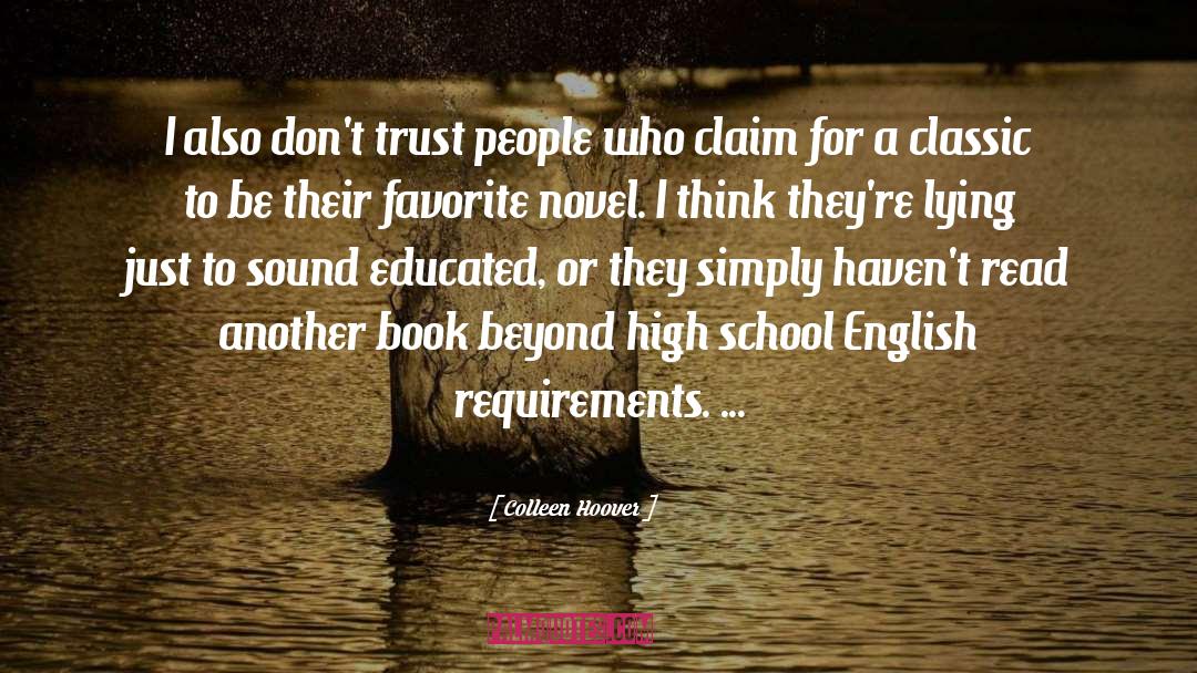 Classic Literature quotes by Colleen Hoover