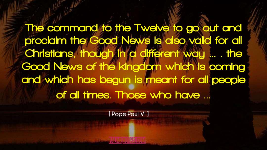 Classic Times quotes by Pope Paul VI