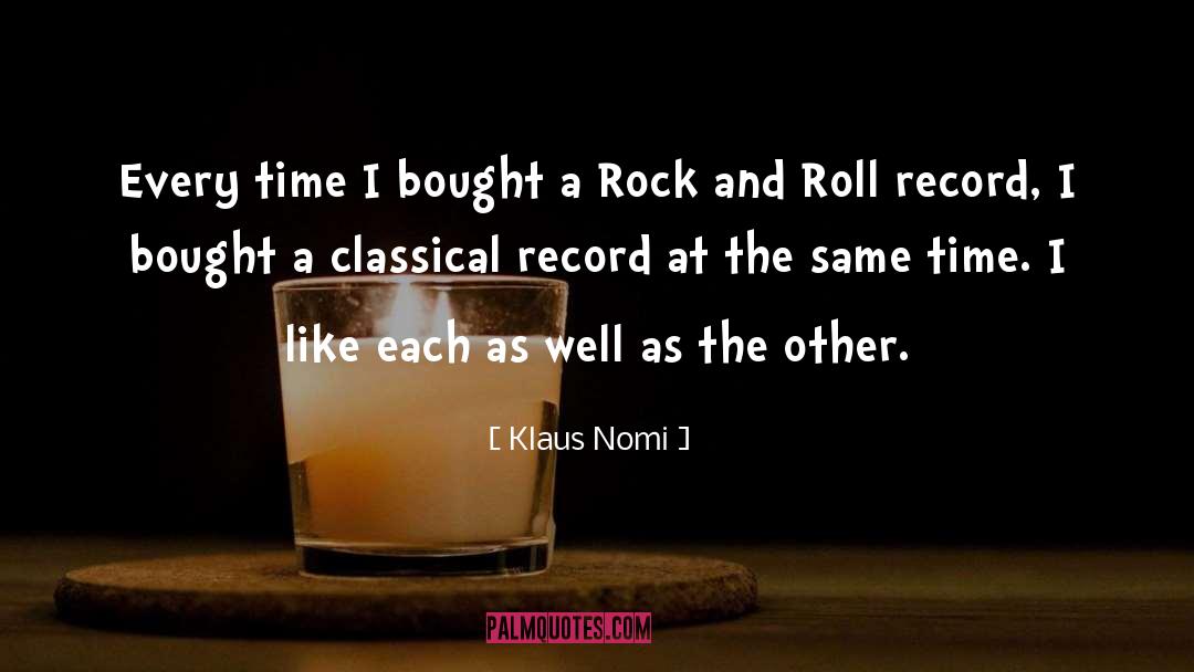Classical Antiquity quotes by Klaus Nomi