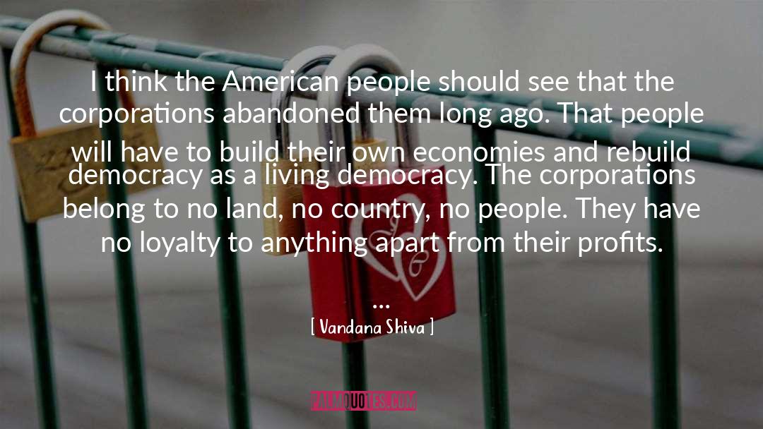 Classical Democracy quotes by Vandana Shiva