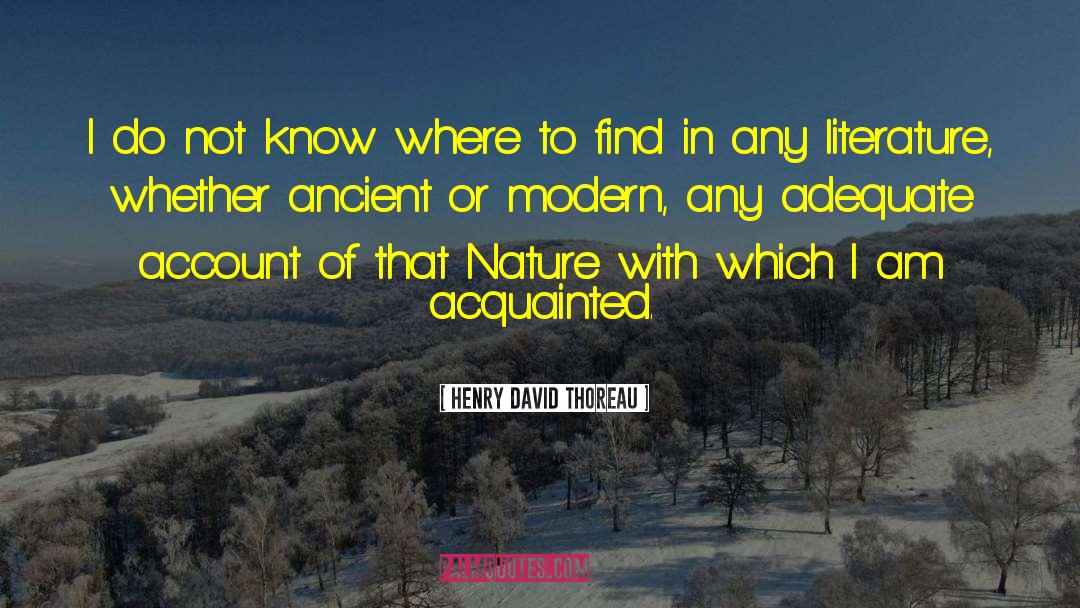 Classical Literature quotes by Henry David Thoreau