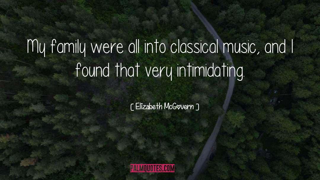 Classical Music quotes by Elizabeth McGovern
