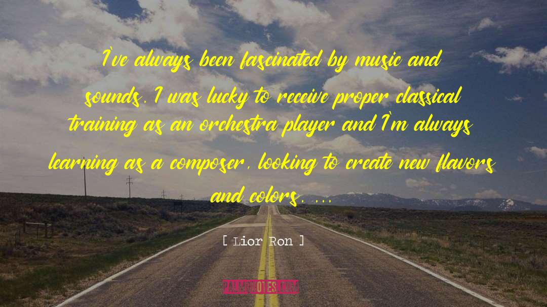 Classical Poetry quotes by Lior Ron