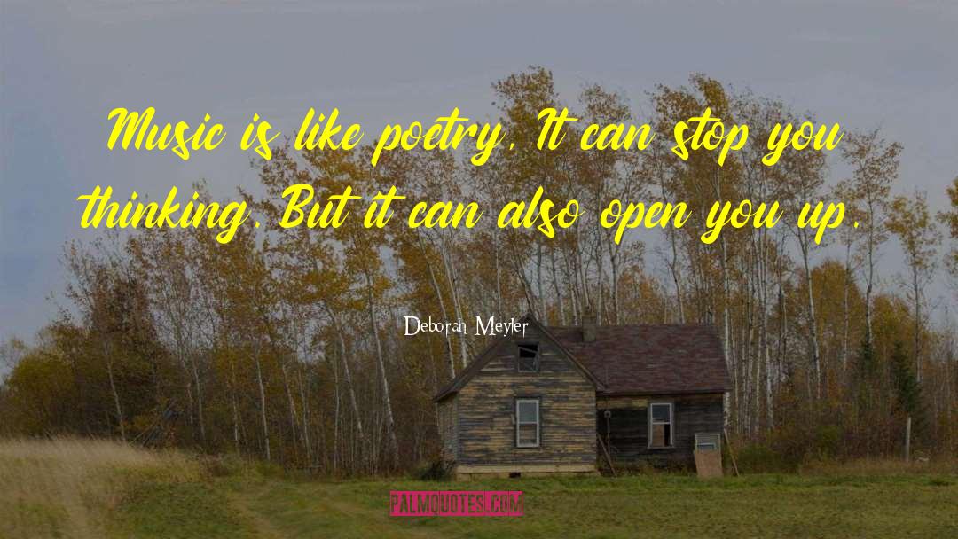 Classical Poetry quotes by Deborah Meyler
