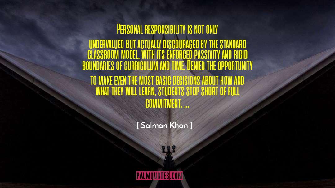 Classics Curriculum quotes by Salman Khan