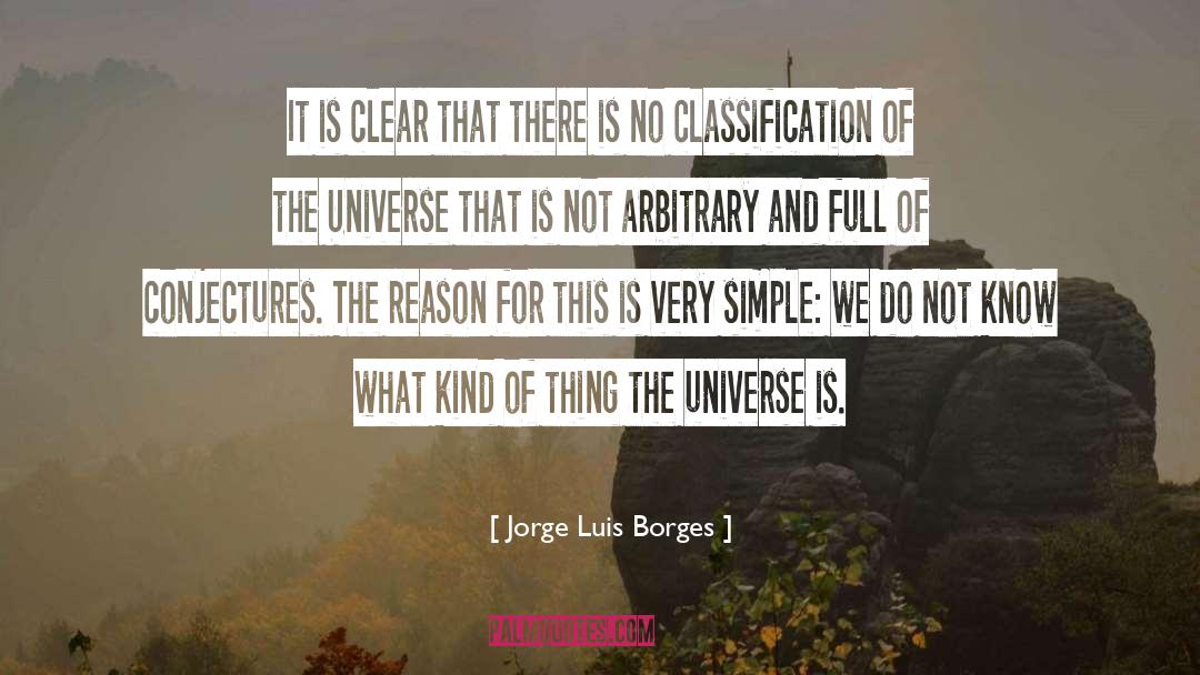 Classification quotes by Jorge Luis Borges