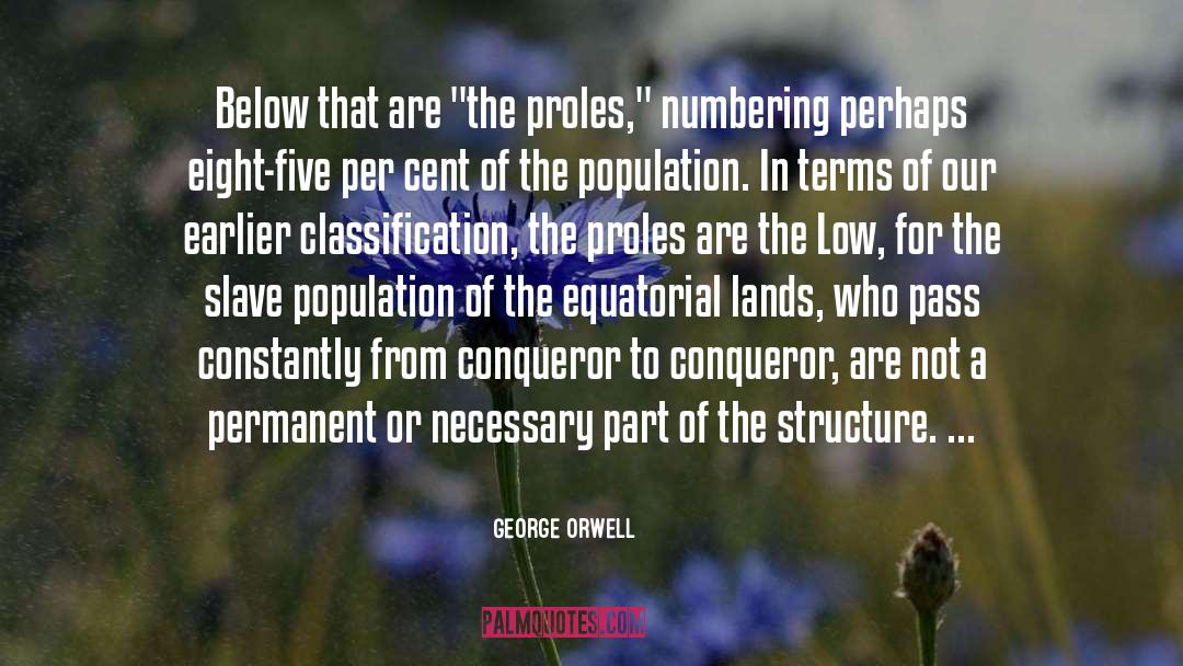Classification quotes by George Orwell