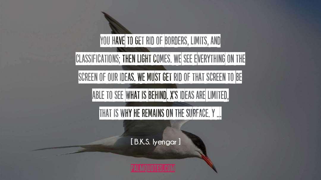 Classifications quotes by B.K.S. Iyengar
