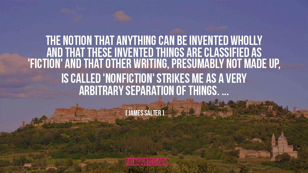 Classified quotes by James Salter