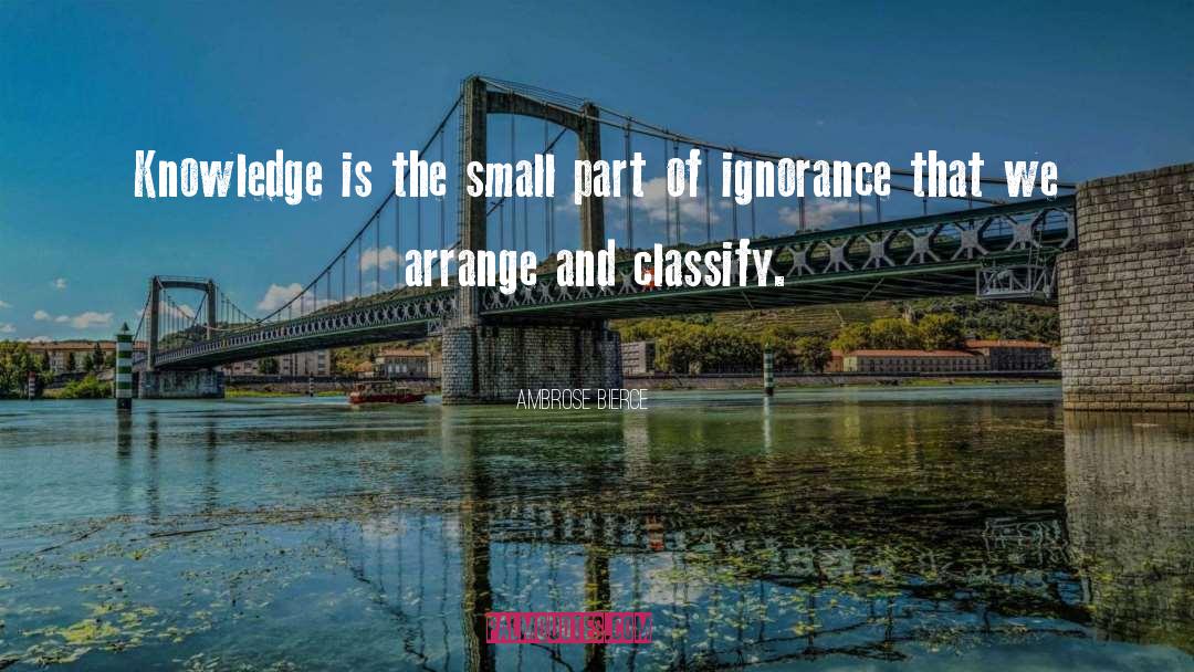 Classify quotes by Ambrose Bierce