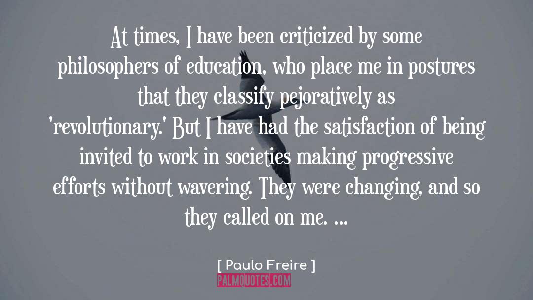 Classify quotes by Paulo Freire