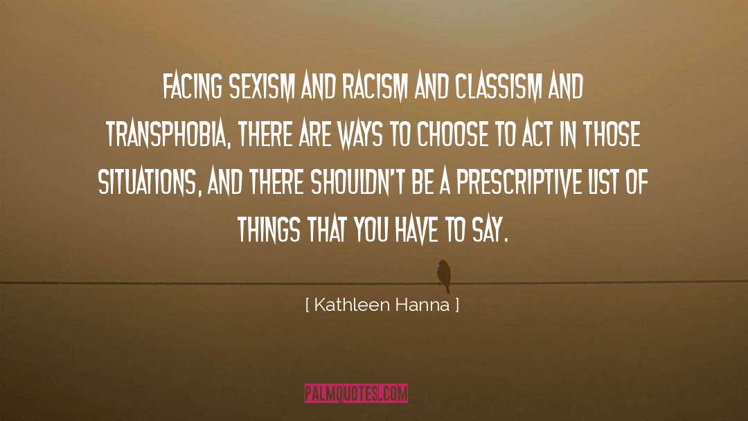 Classism quotes by Kathleen Hanna