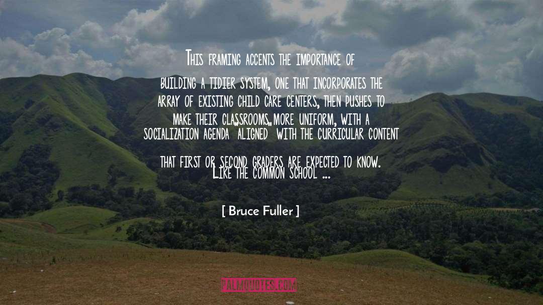 Classrooms quotes by Bruce Fuller