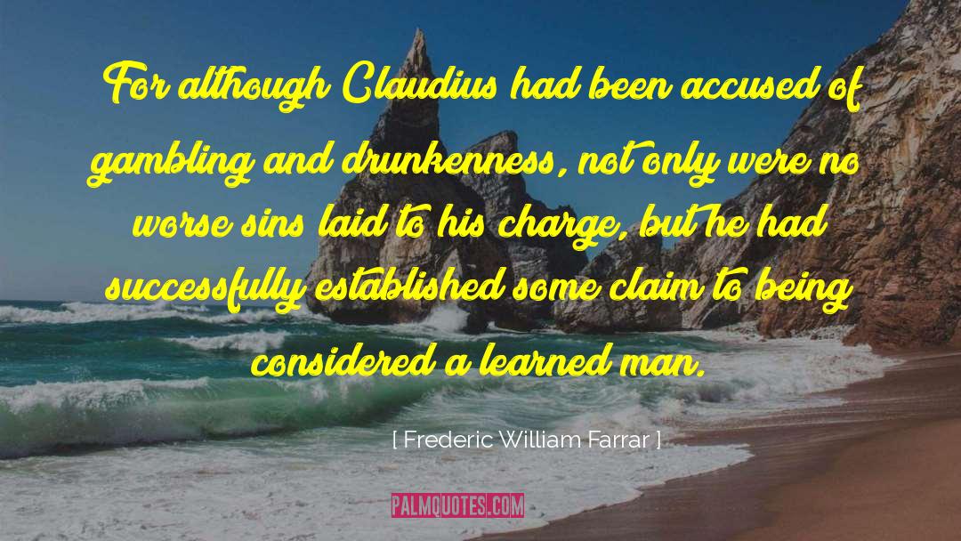 Claudius quotes by Frederic William Farrar