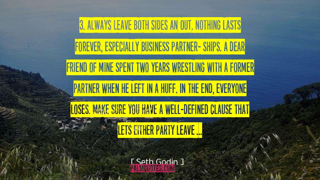 Clause quotes by Seth Godin