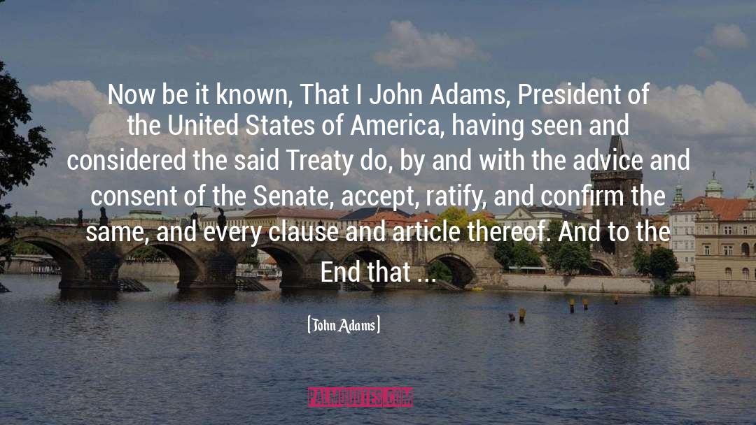 Clause quotes by John Adams