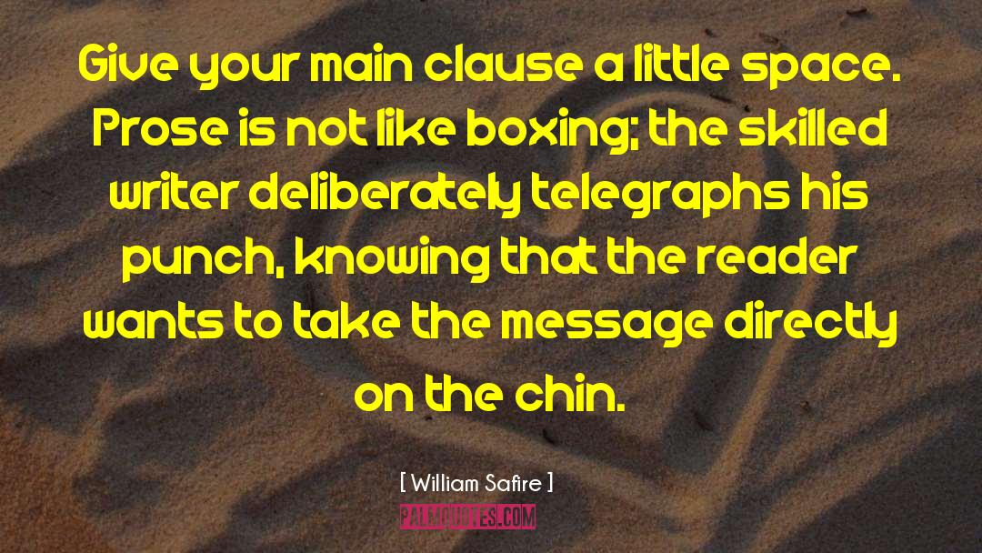 Clause quotes by William Safire