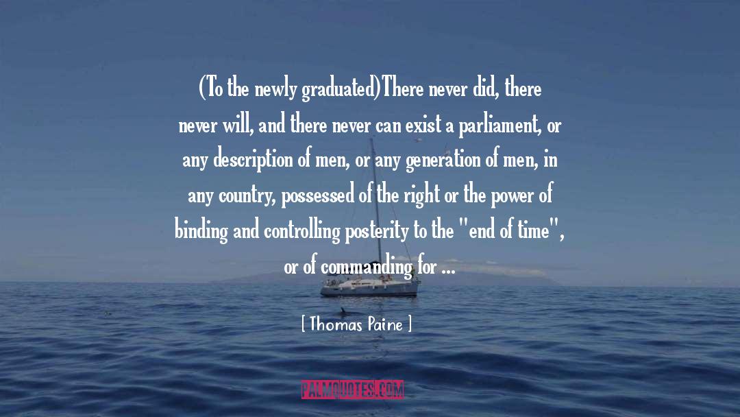 Clauses quotes by Thomas Paine