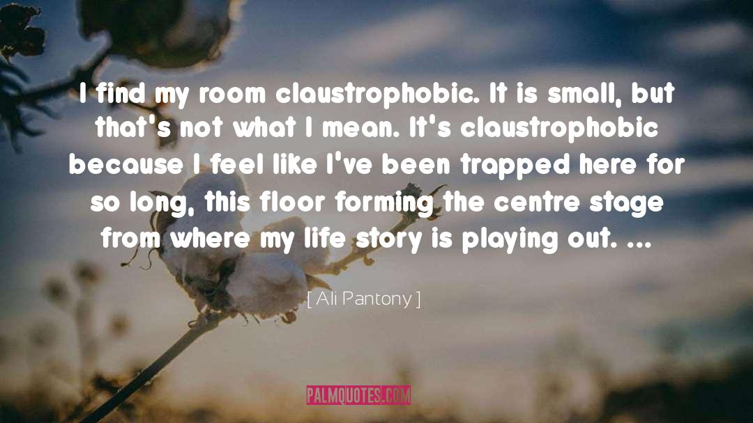 Claustrophobic quotes by Ali Pantony