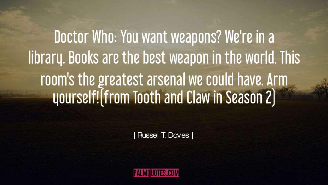 Claw quotes by Russell T. Davies