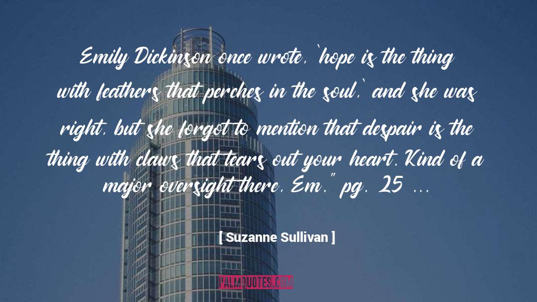 Claws quotes by Suzanne Sullivan