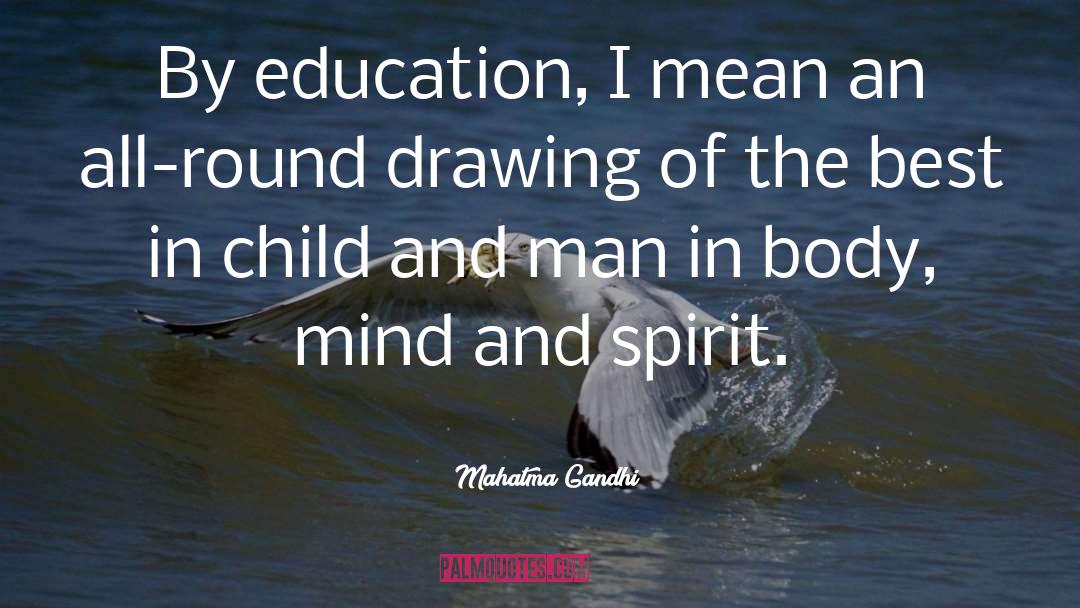 Clayborne Education quotes by Mahatma Gandhi