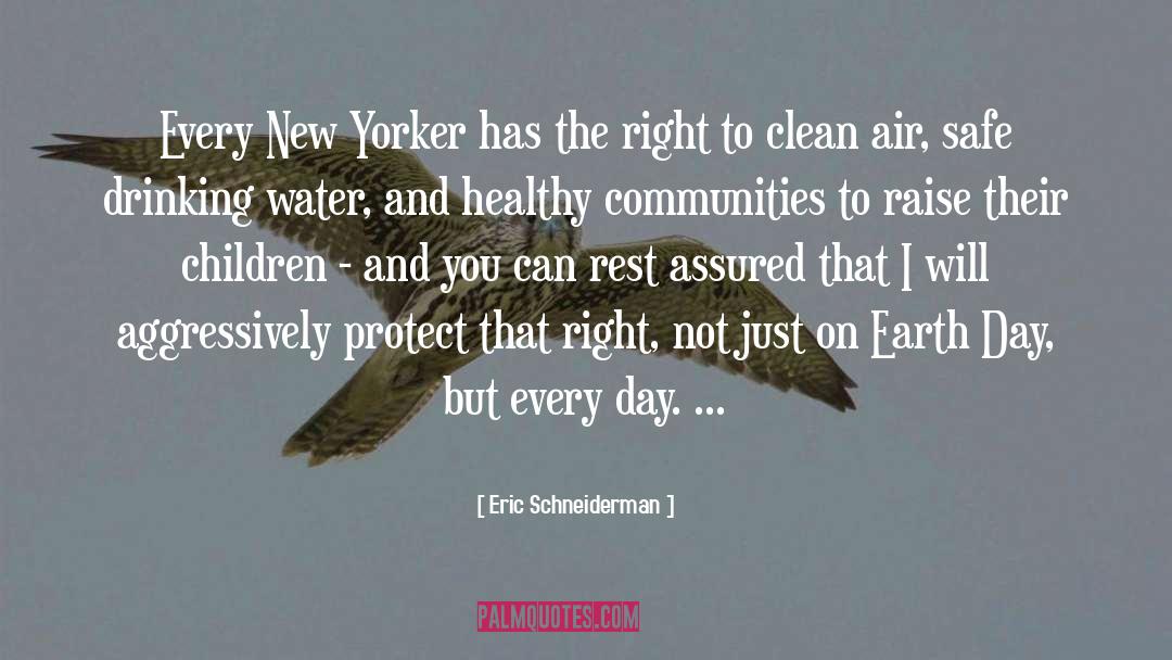 Clean Air And Water quotes by Eric Schneiderman