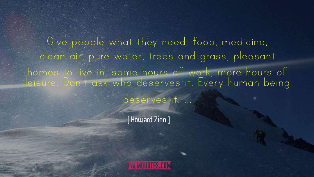 Clean Air And Water quotes by Howard Zinn