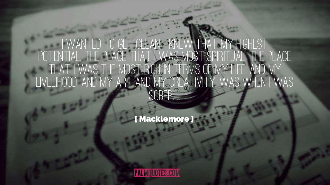 Clean And Wholesome quotes by Macklemore
