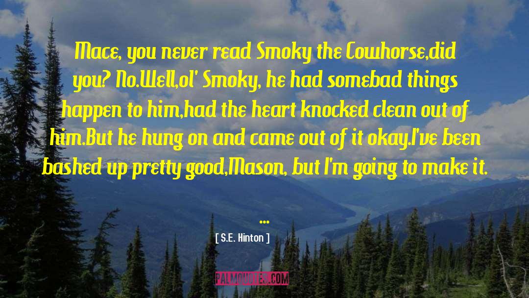 Clean Code quotes by S.E. Hinton