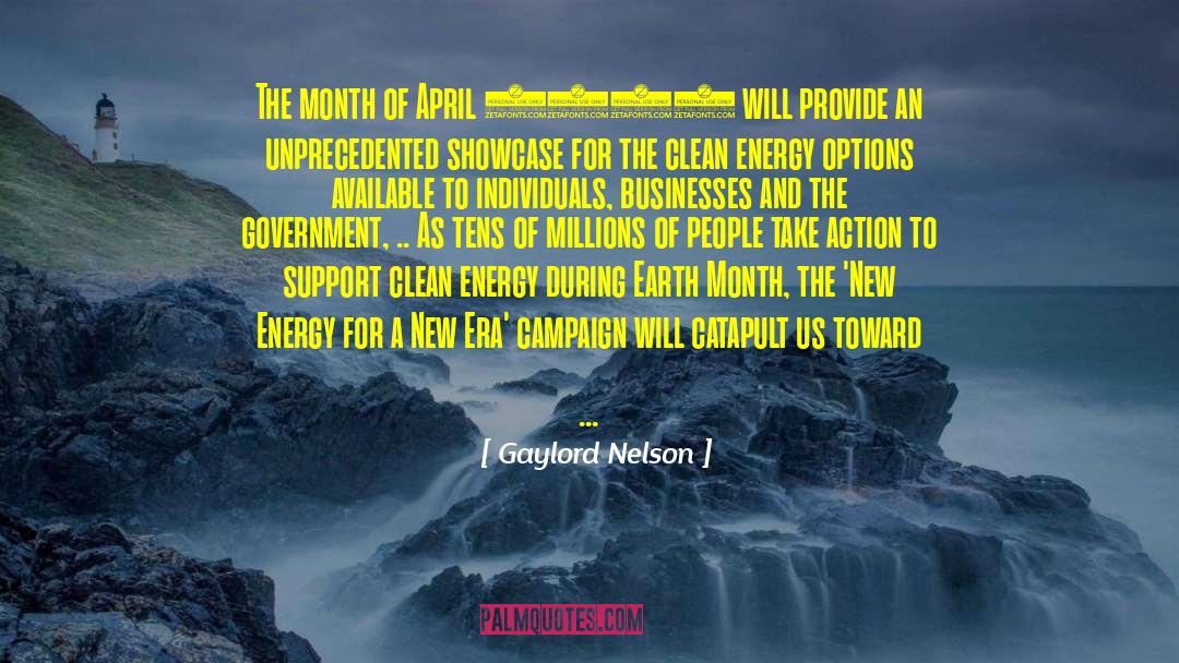 Clean Energy quotes by Gaylord Nelson