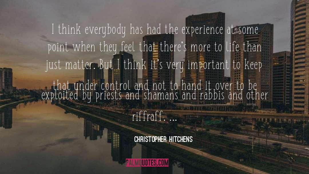 Clean Hands quotes by Christopher Hitchens