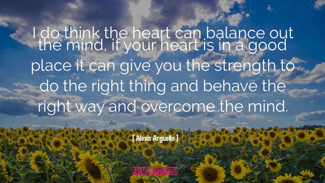 Clean Heart And Mind quotes by Alexis Arguello