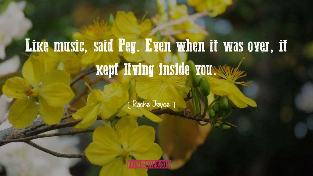 Clean Living quotes by Rachel Joyce