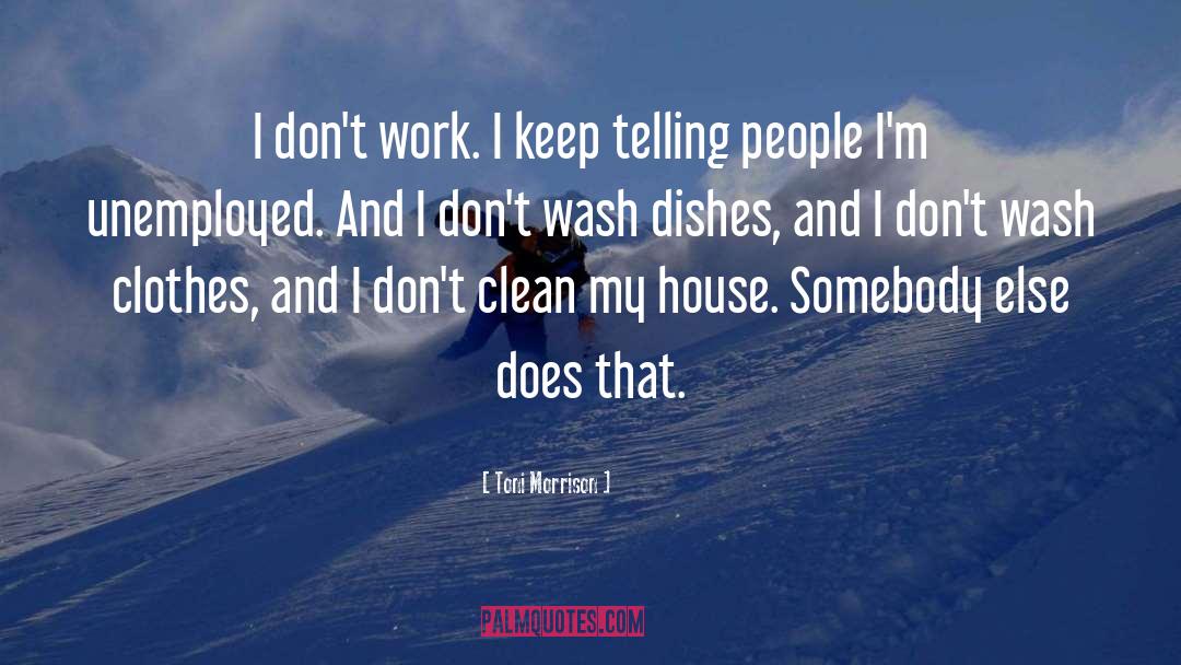 Clean My House quotes by Toni Morrison