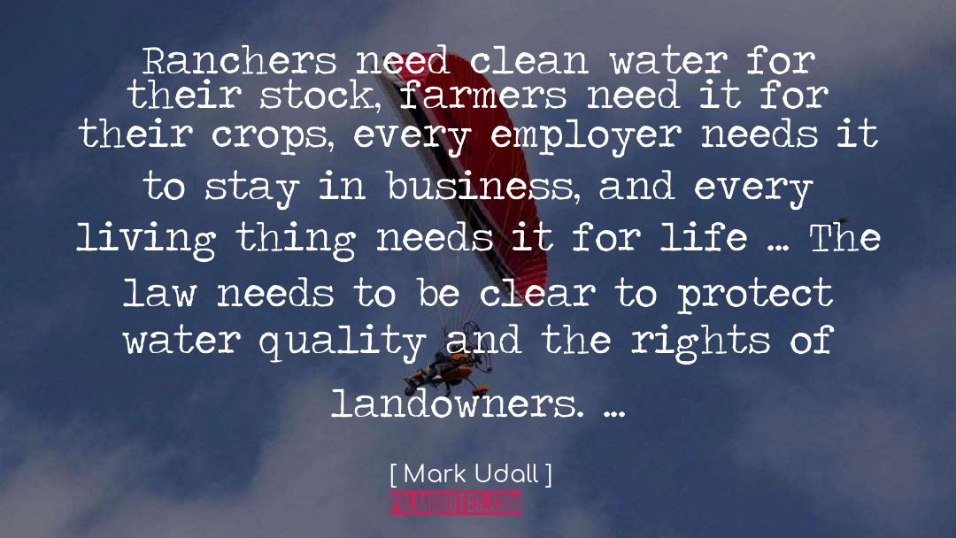 Clean Water quotes by Mark Udall