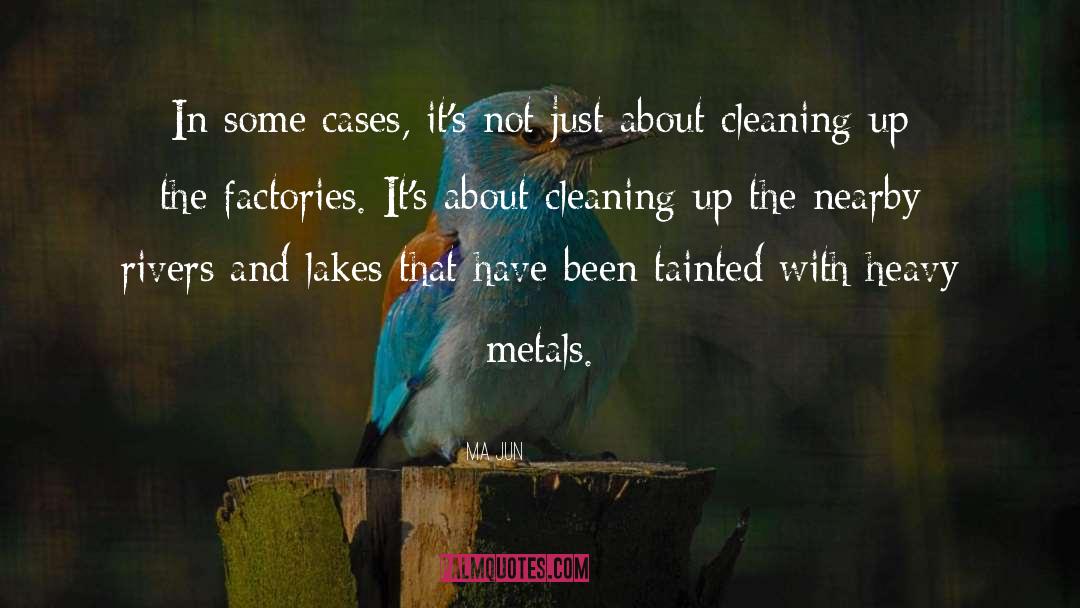 Cleaning quotes by Ma Jun