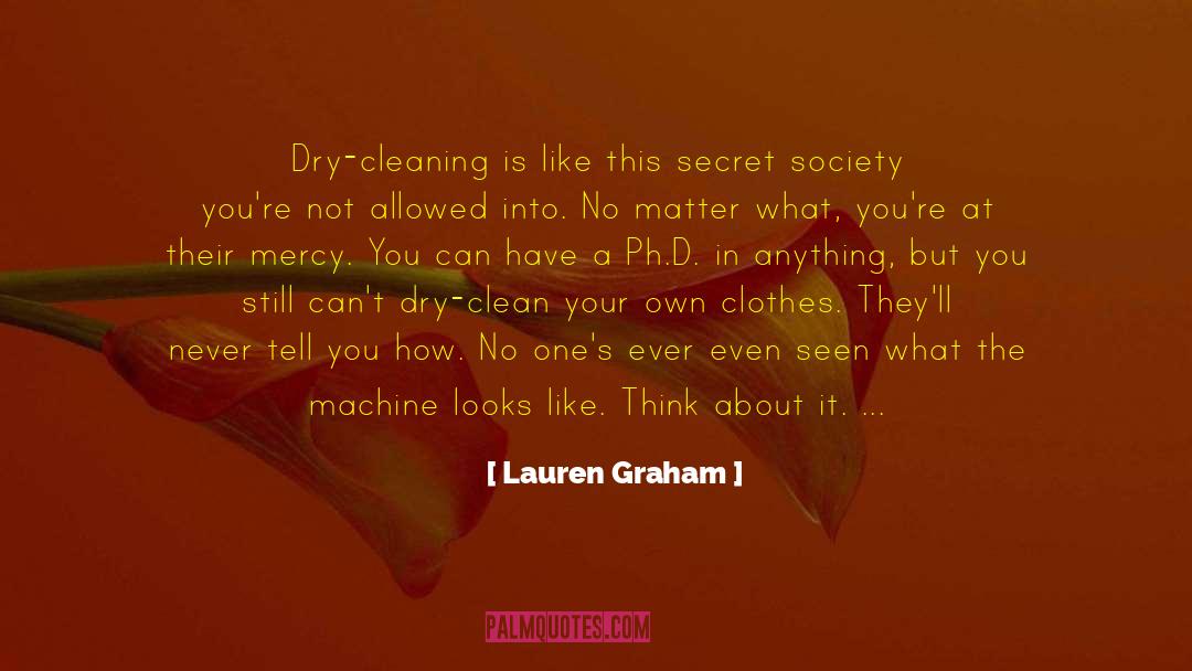 Cleaning quotes by Lauren Graham