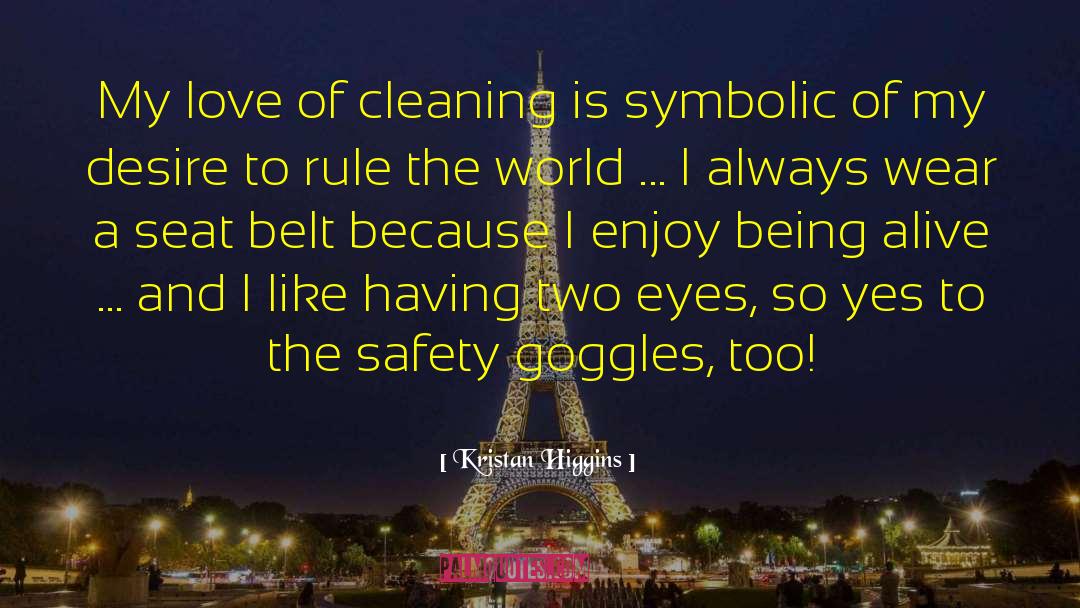 Cleaning quotes by Kristan Higgins