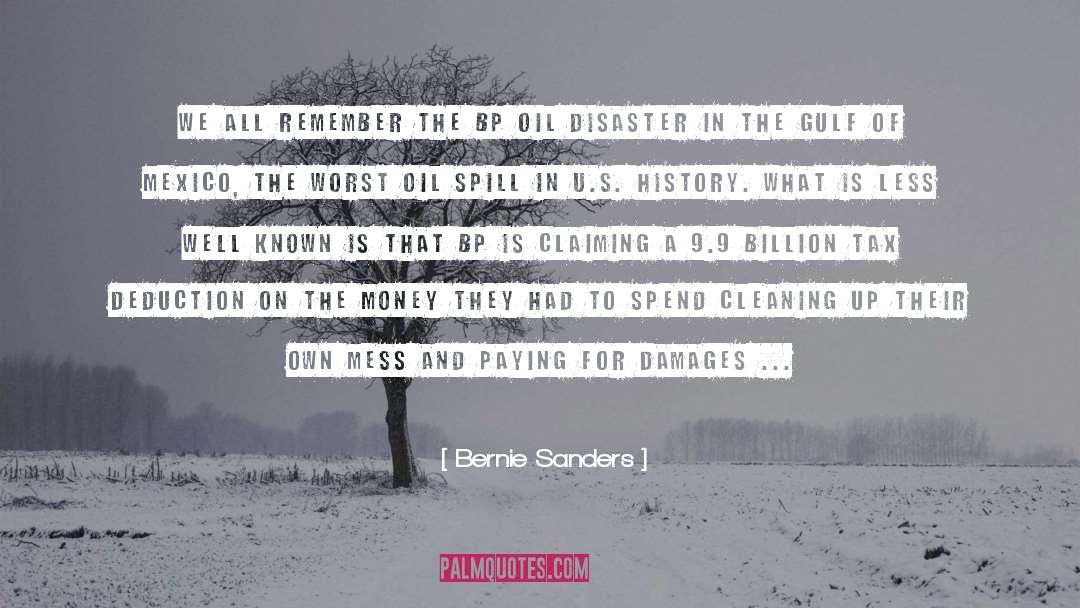 Cleaning Up quotes by Bernie Sanders