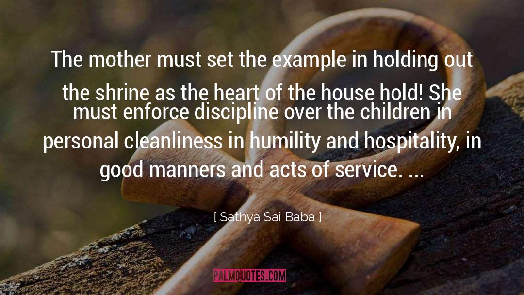 Cleanliness quotes by Sathya Sai Baba
