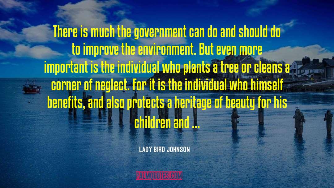 Cleans quotes by Lady Bird Johnson