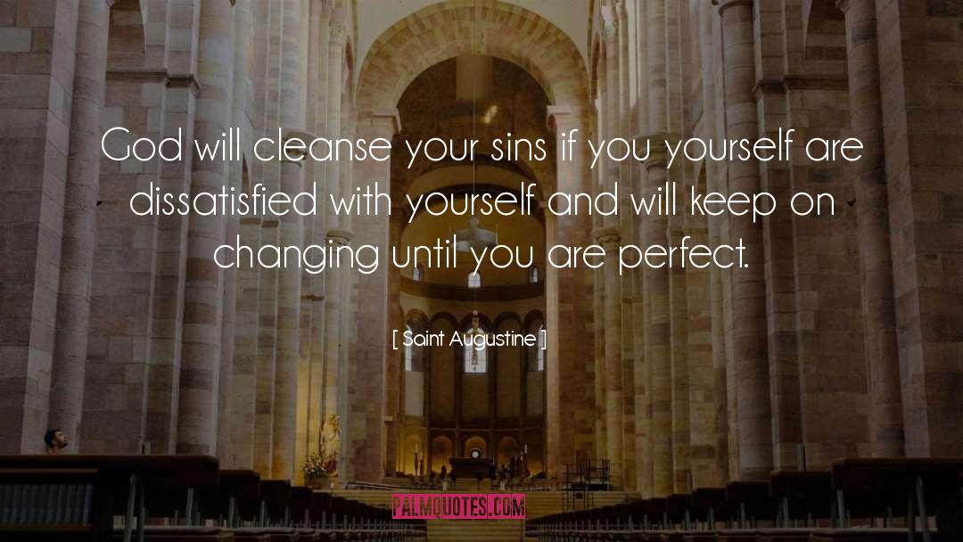 Cleanse quotes by Saint Augustine