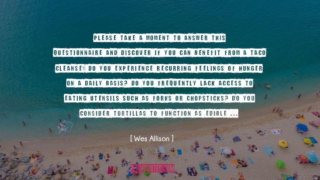 Cleanse quotes by Wes Allison