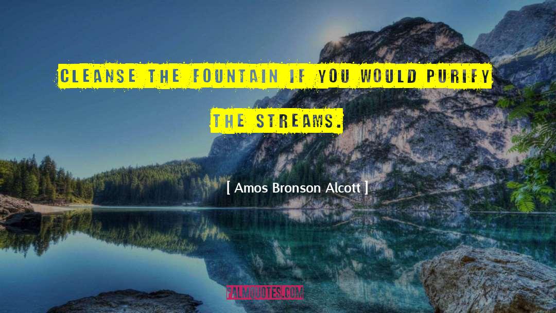 Cleanse Yourself quotes by Amos Bronson Alcott