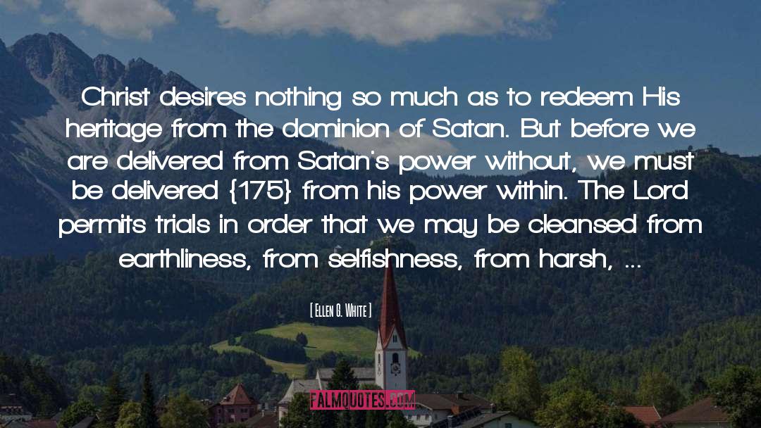 Cleansed quotes by Ellen G. White