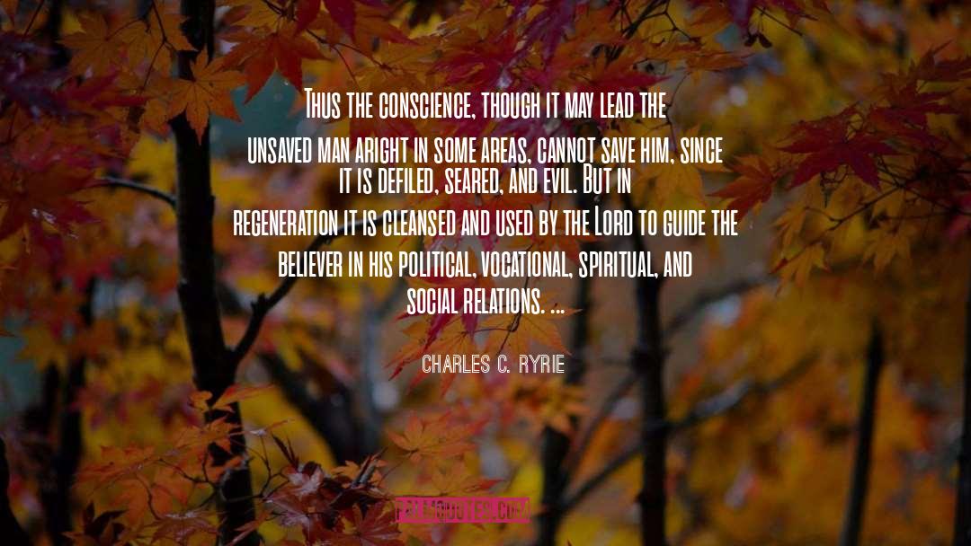 Cleansed quotes by Charles C. Ryrie