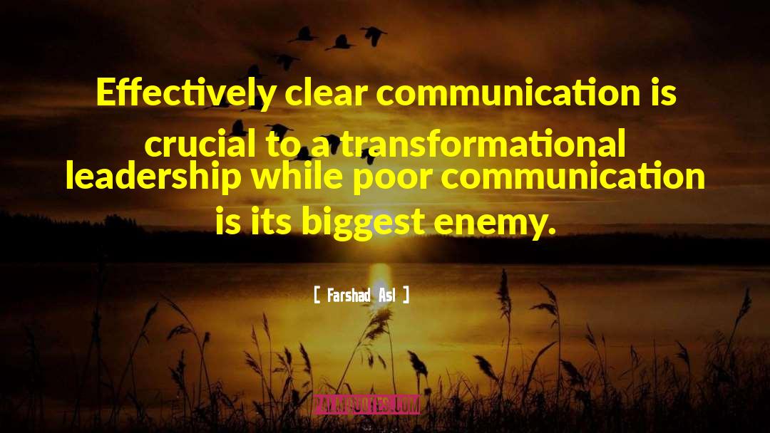 Clear Communication quotes by Farshad Asl