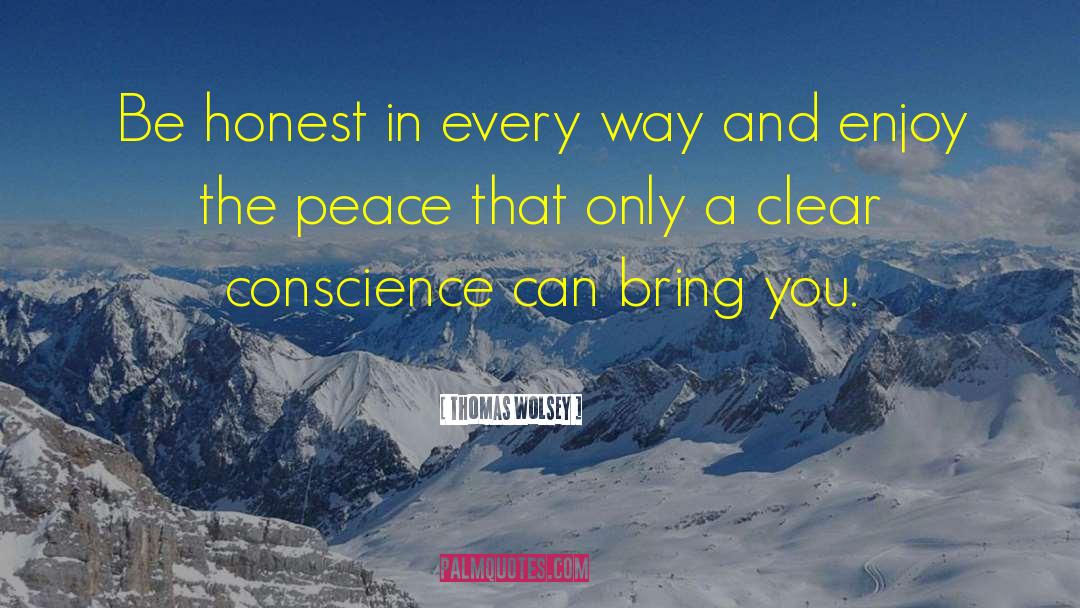 Clear Conscience quotes by Thomas Wolsey